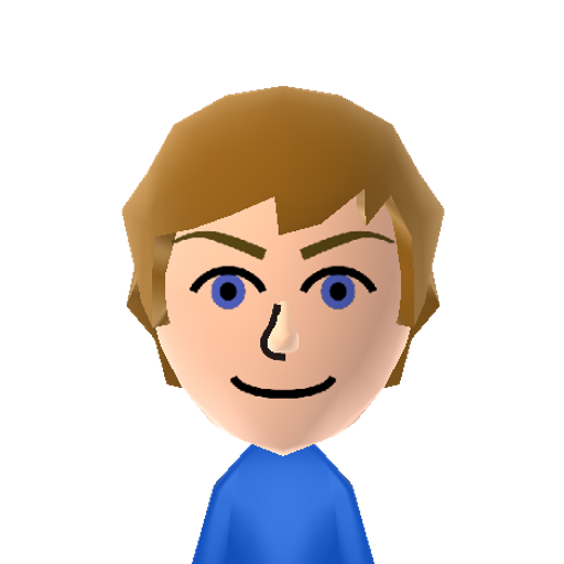 Joe Mii character: NNID: tlvwalker