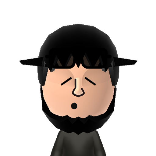 Pilgrim Mii character: From the story of the first Thanksgiving, this Puritan is ready for an after-dinner nap.