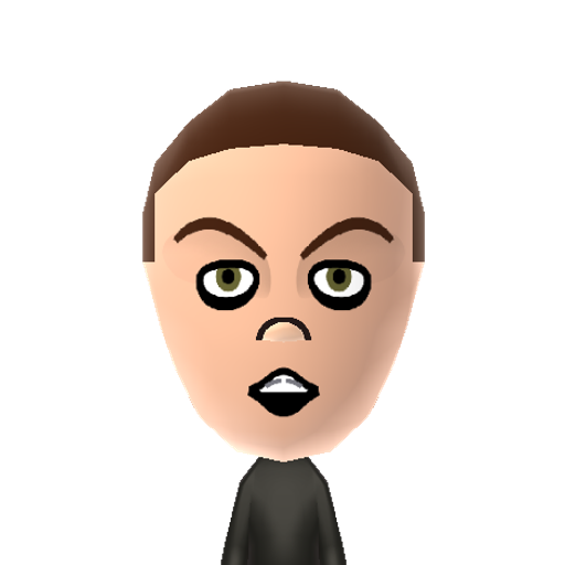 Sid Mii character: The maniacal next-door neighbor from Toy Story.