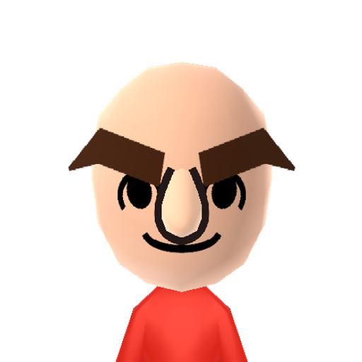 poo Mii character: One of my ugly mii's