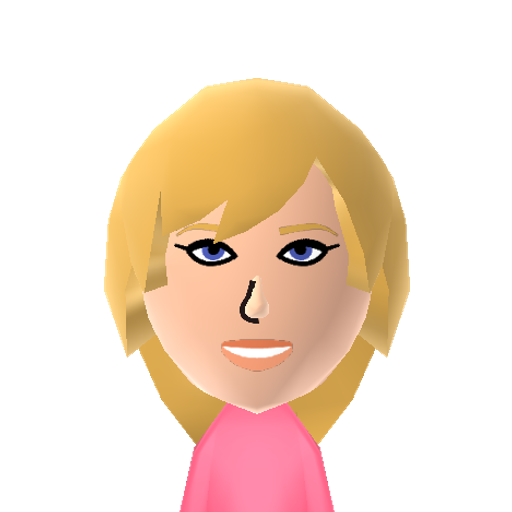 Ellen Mii character: Host of the Ellen show, and made the game Head's up!