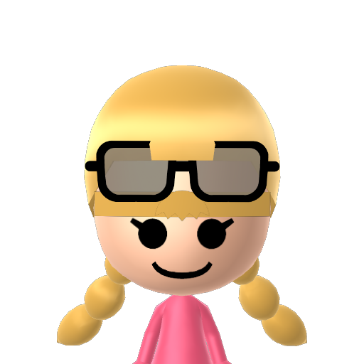Toadette Mii character: These are extracted and derived from the Mii Central Miis from the 3DS Miitopia.