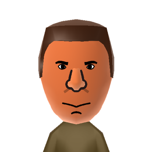 wew lad Mii character: Internet meme AKA "Wrinkle Face"
