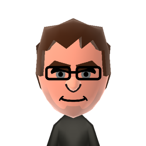 Bernd Mii character: A Mii from Wii Sports Club Resort, a mod for Wii Sports Resort.