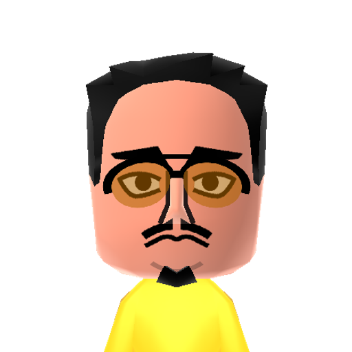 Bobby Mii character: a mii of redegin