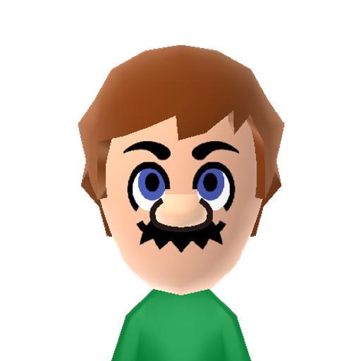 Luigi Mii character preview
