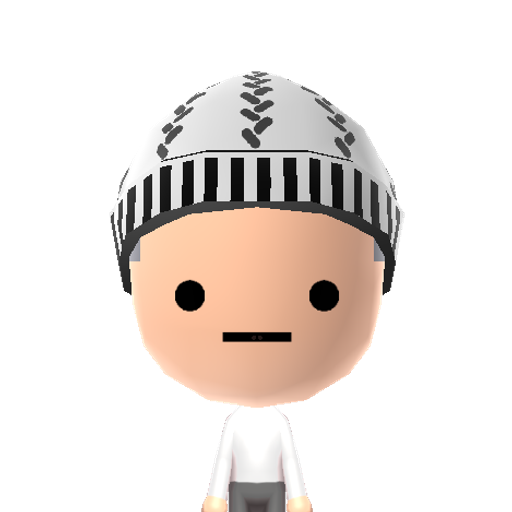 poker face Mii character preview