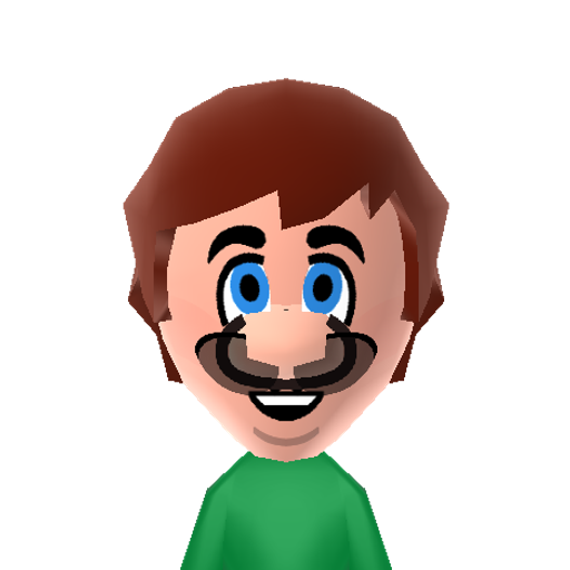 Luigi Mii character preview