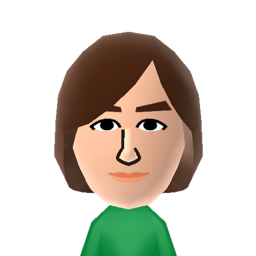 Richard Mii character: A Mii posted by the official Nintendo Facebook account in 2014