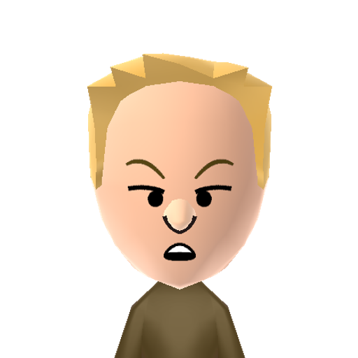 no name Mii character: A Mii from Dillon's Dead-Heat Breakers