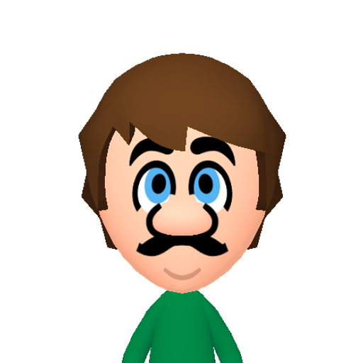 Luigi Mii character preview