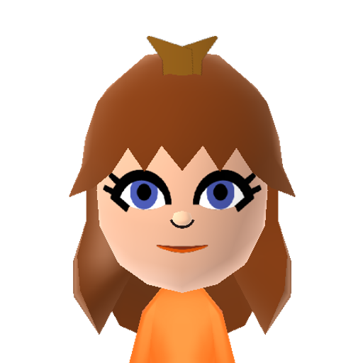 Daisy Mii character: These are extracted and derived from the Mii Central Miis from the 3DS Miitopia.