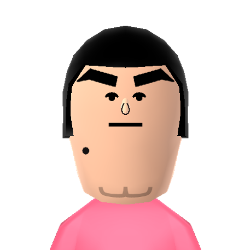 total chad Mii character: This is a Mii uploaded for the 3DS version and distributed by Mii Central for both the 3DS and Switch versions of Miitopia.