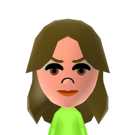 NINTENDO Mii character: A Mii found in unused WaraWara files