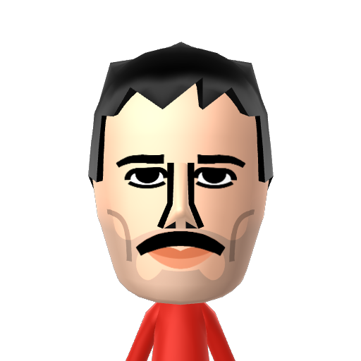 Freddie M. Mii character: lead singer of the band Queens and also a soloist. rock singer