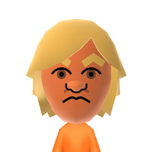 Mii36 Mii character: A Mii found in unused WaraWara files