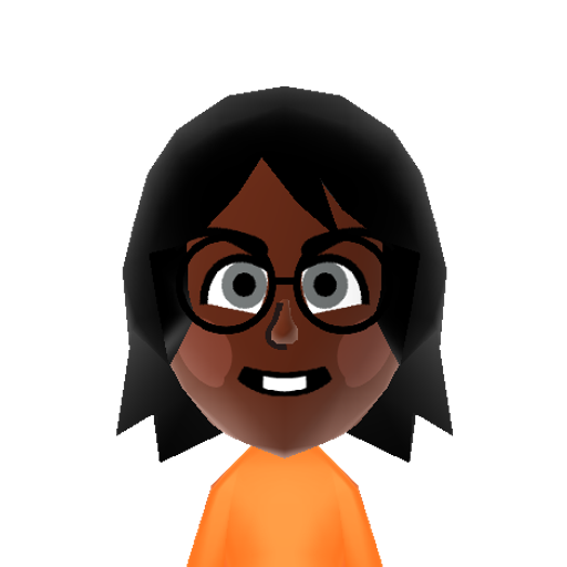 Amber Mii character: A Mii from You Play Motion, a mod for Wii Play Motion.