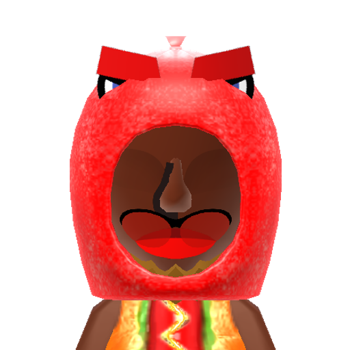 T-Rex Mii character: Theropod dinosaur from the Cretaceous Period ready to run rampant through your mii plaza.