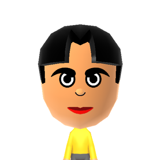fart Mii character: Idk who he is, but his name says fart