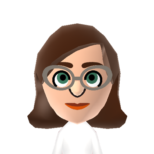 Celine Mii character: A Mii from Preston's Custom Mii Modpack (WS)
