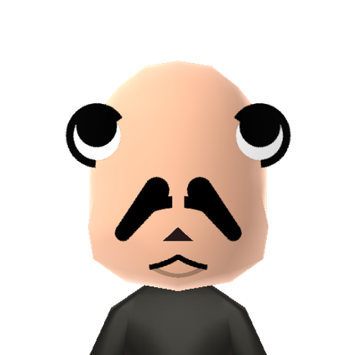 Panda Bear Mii character: The giant panda is an endangered bear native to China.