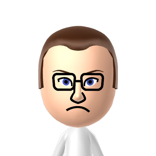AVGN Mii character: This Mii is a resident on OhhMyKawaii's island