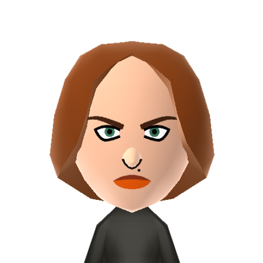 Scully Mii character: American actress who played Dana Scully in "The X-Files".