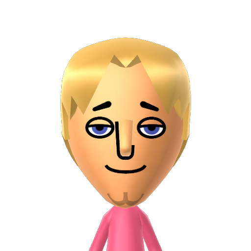 Geoff Mii character: from Total Drama Miis QR Codes [@michellemagnuson5108]