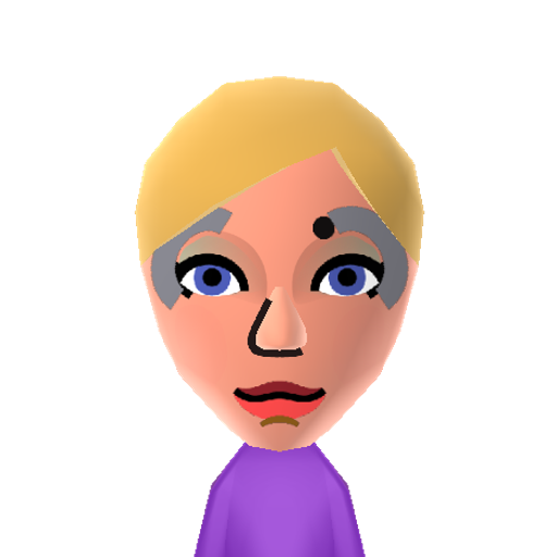 7 of 9 Mii character: The former Borg co-opted into Janeway's crew on "Star Trek: Voyager" played by the actress Jeri Ryan.