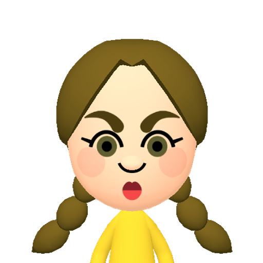 临览竖省削尝是盼眨哄 Mii character: This Mii is from the Switch SDK as a SampleDB Mii.