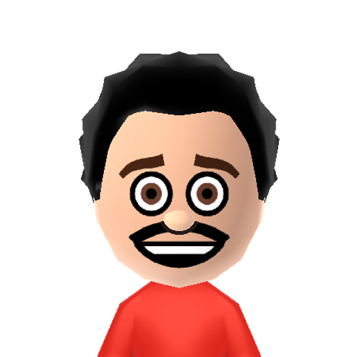 Pasqually Mii character: A Mii from Wii Sports Resort Deluxe, a mod for Wii Sports Resort