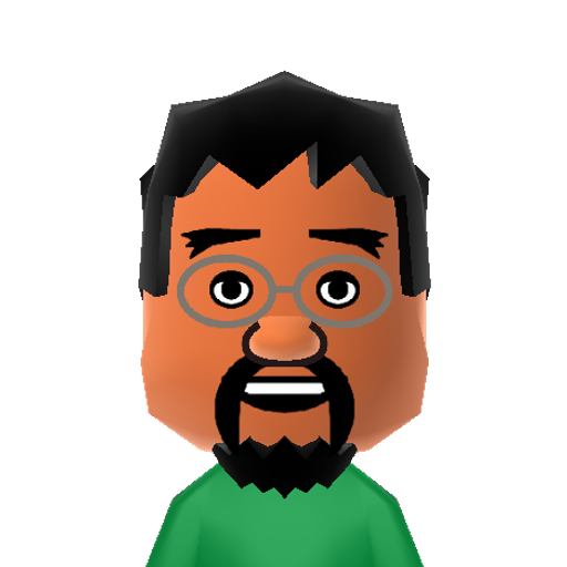 Kentaro Mii character: From Wii Sports and Wii Party.
