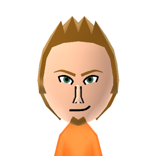 Larry Butz Mii character: A friend of Phoenix Wright and Miles Edgeworth who somehow manages to get into trouble in the "Phoenix Wright: Ace Attorney" games.