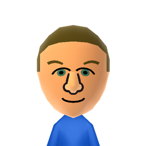 Chuck Mii character preview