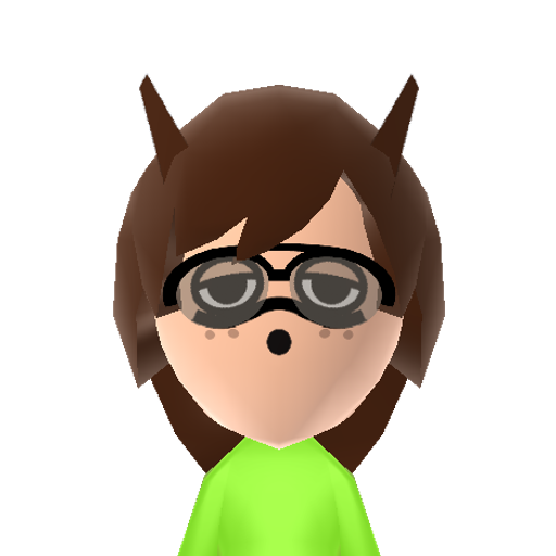 Sable Mii character: From Nintendo's life-simulator, Animal Crossing. The seamstress at the tailor shop Able Sisters might just be able to sew new clothes for your plaza's Miis, provided there's a sewing machine there.