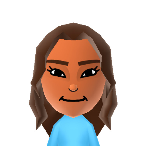 Na-Rae Mii character: A Mii from Wii Sports On Steroids, a mod for WIi Sports