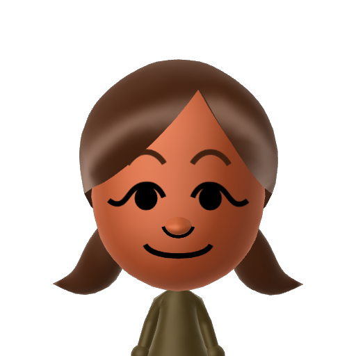 ムスメ Mii character: a Mii from Jinsei Game Wii