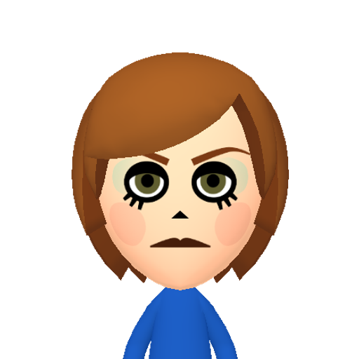 ■□▲△▼◆◇○◎● Mii character: This Mii is from the Switch SDK as a SampleDB Mii.