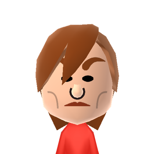 Mii723 Mii character: A Mii found in unused WaraWara files