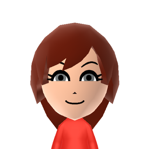 Ruby Mii character: The leader of Team RWBY in Rooster Teeth's cartoon, "RWBY".