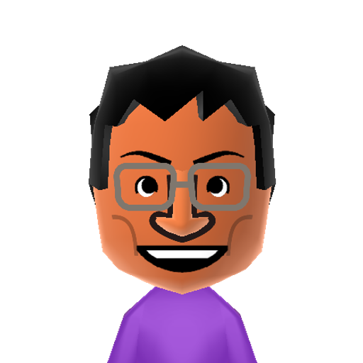 Sachihiro Mii character: A Mii from Press Sports, a mod for Wii Sports.