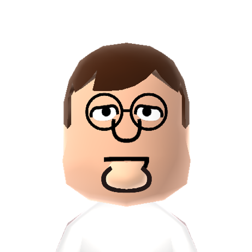 Peter G. Mii character: The main character from Family Guy. "Bird, bird, bird, bird is the word.".