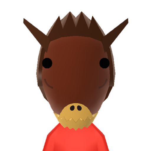 うま Mii character: These are extracted and derived from the Mii Central Miis from the 3DS Miitopia.