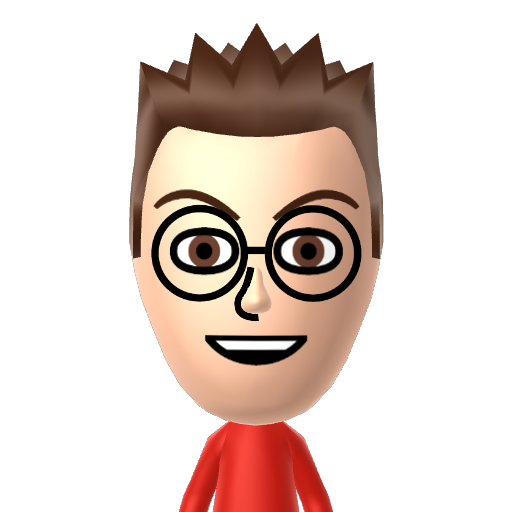 Meme Man Mii character: from My Wii U Friend List (July 2017) [@AwesomeGamerland]