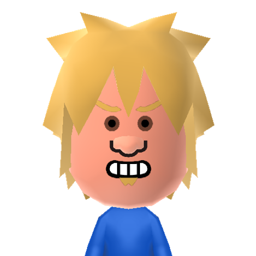 Mii6 Mii character: A Mii found in unused WaraWara files