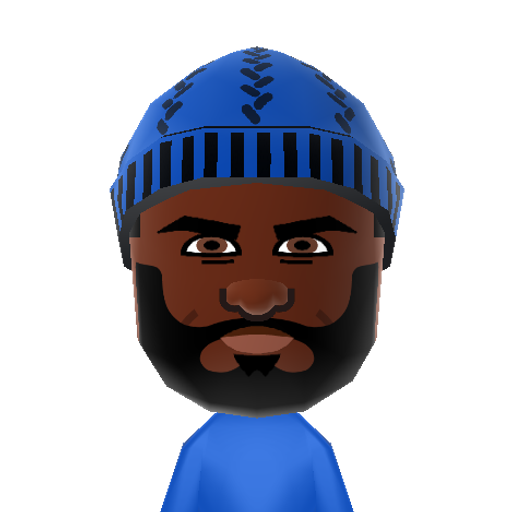 Tyreese Mii character: From the TV show "The Walking Dead". Played by Chad Coleman.