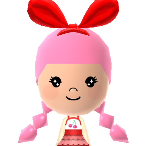 Melody Mii character: (Source: https://www.reddit.com/r/tomodachilife/comments/10owlh1/)