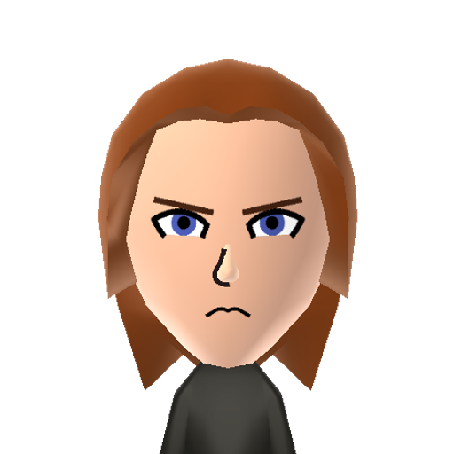 Oberstein Mii character: The capable yet shady advisor to Lohengramm for much of the anime "Legend of the Galactic Heroes".