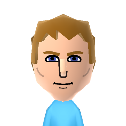 "Wash" Mii character: From the TV show "Firefly". Played by Alan Tudyk.