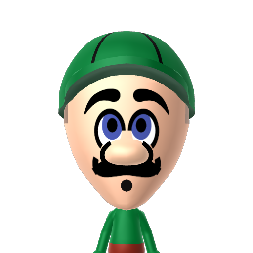 Luigi Mii character: These are extracted and derived from the Mii Central Miis from the 3DS Miitopia.
